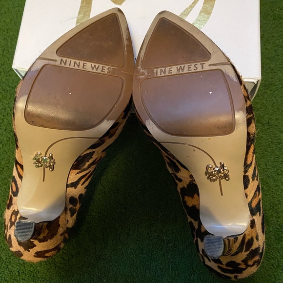 Nine West Love Fury leopard print pumps size 7 - Picture 4 of 8